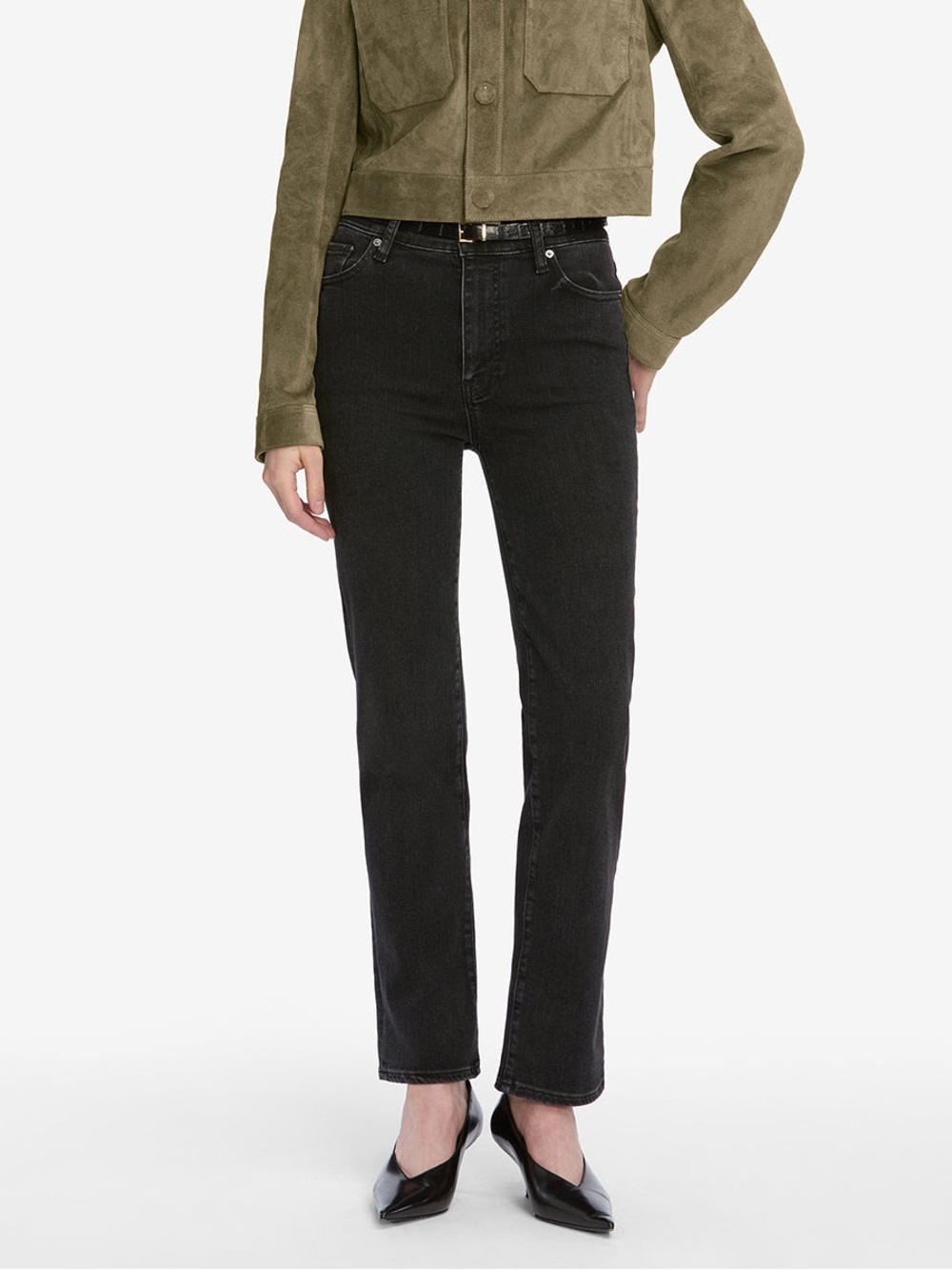 NWOT Frame Le Sleek Staight High-Rise Straight Leg Women's Jeans